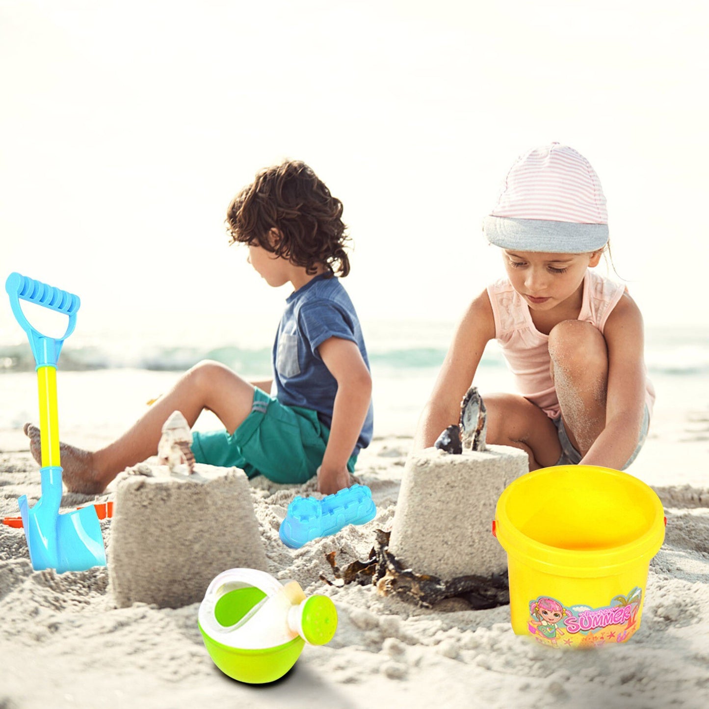 6 Piece Beach/Bath Toy For Kids/Children