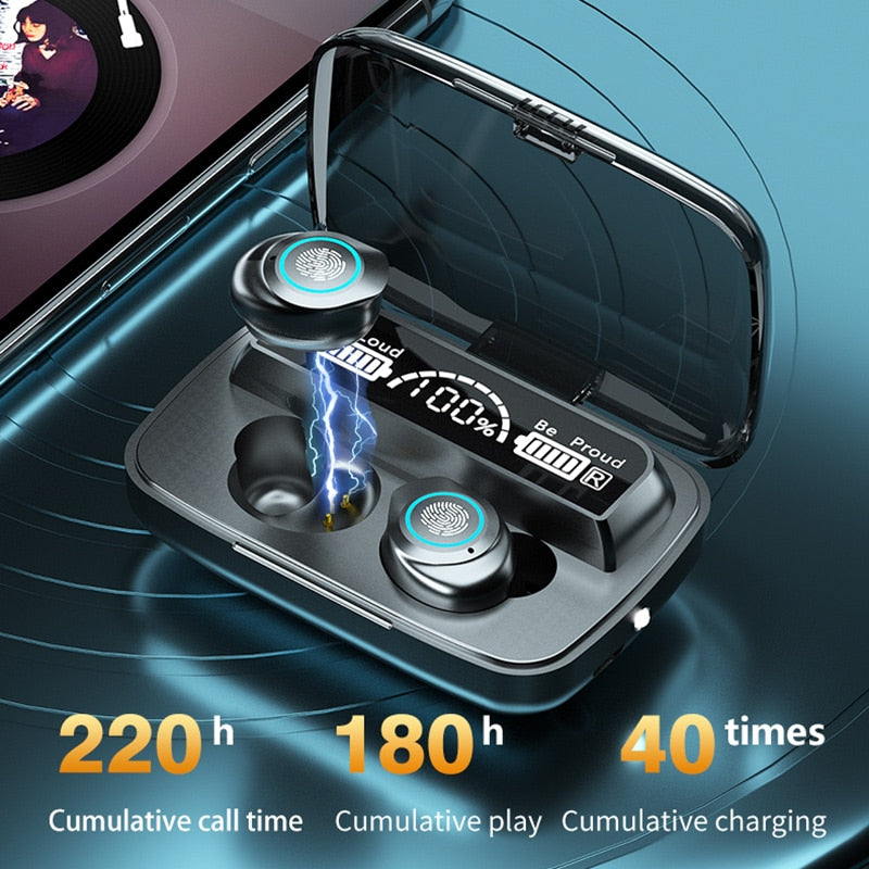 Wireless Bluetooth Earphones Earbuds TWS V5.1 Stereo M17