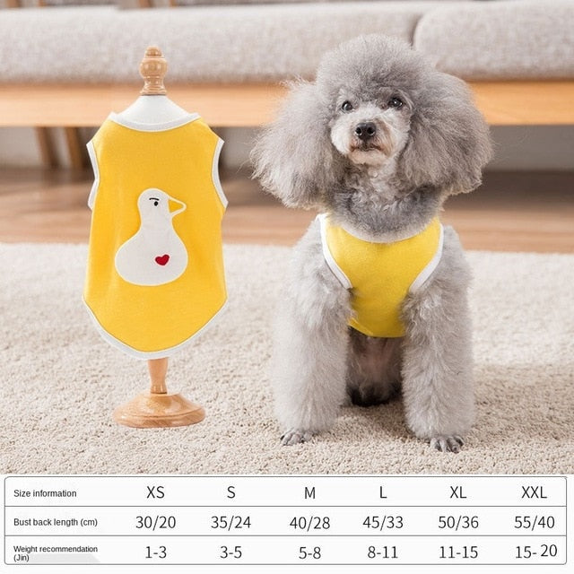 Summer Dog Puppies Vest Teddy Bear - Small and Medium Sized Dog Costume