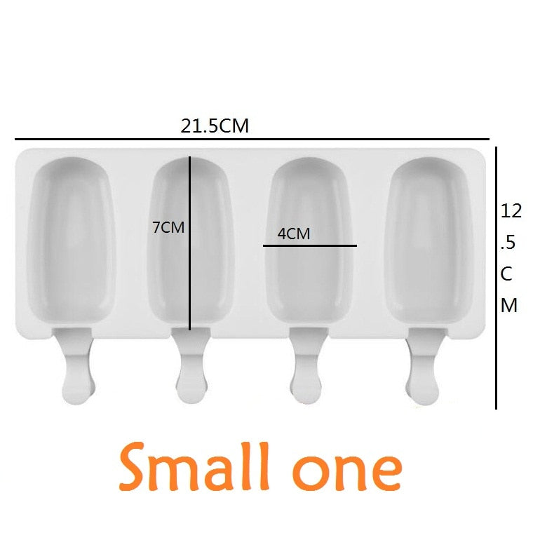 Ice Cream Tray Popsicle Stick - Allforhome 8/4/1 Hole Silicone