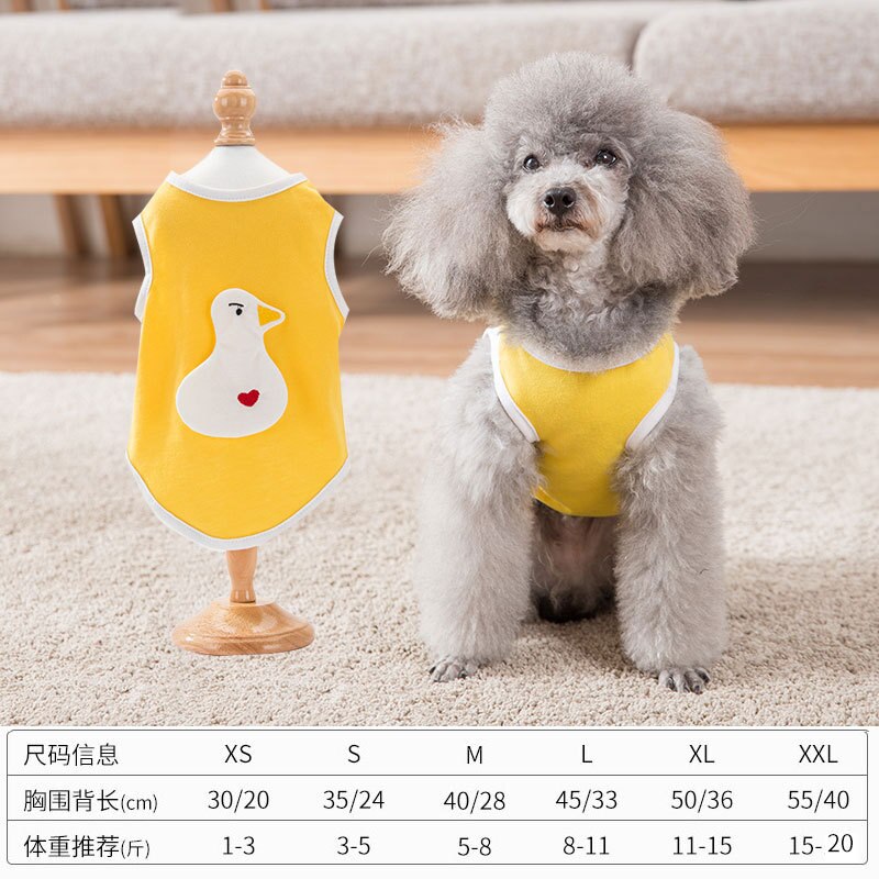 Summer Dog Puppies Vest Teddy Bear - Small and Medium Sized Dog Costume