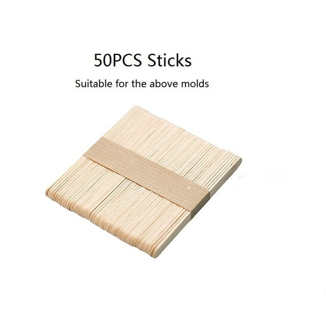 Ice Cream Tray Popsicle Stick - Allforhome 8/4/1 Hole Silicone