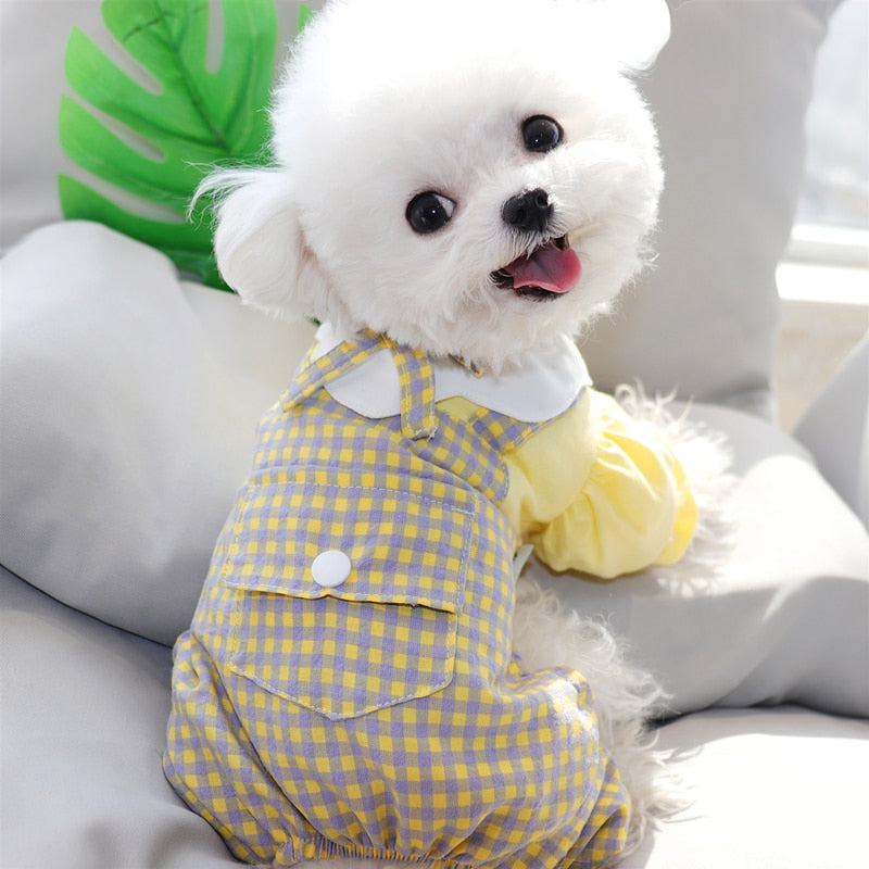 Summer Thin Dog 4 Legs Clothes Small Dog Bichon Yorkshire Schnauzer
