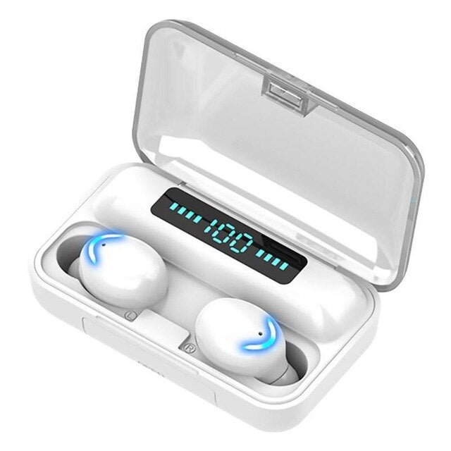 Touch Wireless Bluetooth Earphones Earbuds Power Display F9