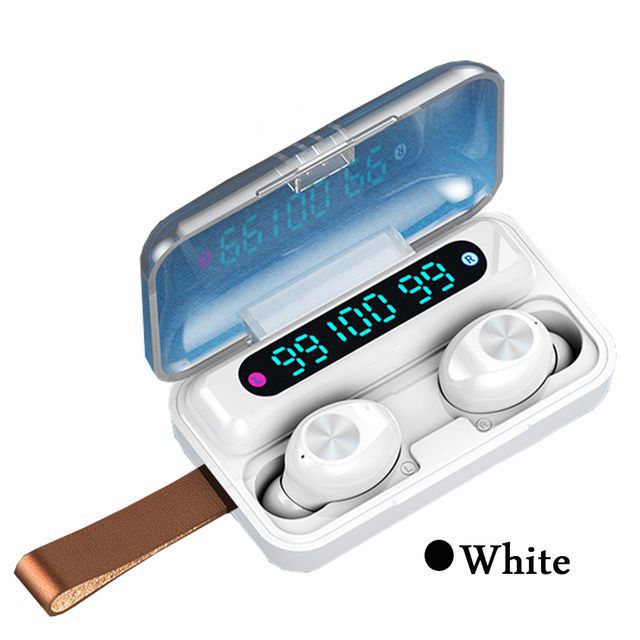 Touch Wireless Bluetooth Earphones Earbuds Power Display F9