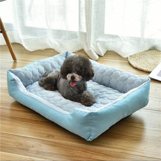 Waterproof Small/Large Pet Dog/Cat Bed Warm Cosy Soft Cooling Mat Pad Summer