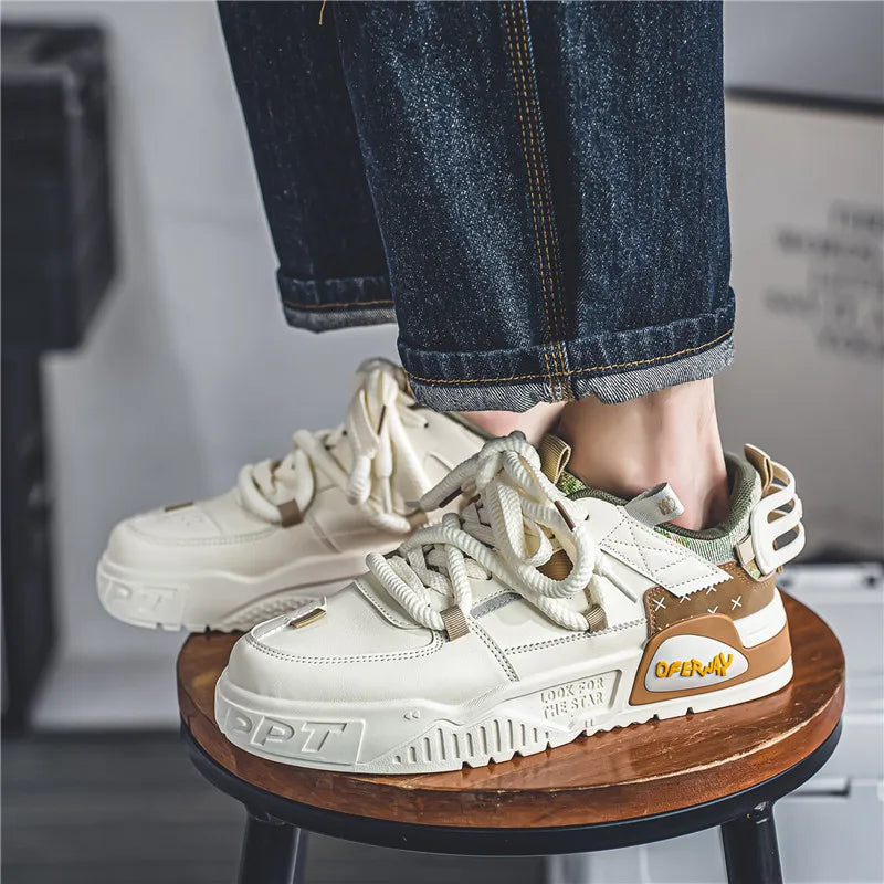 Shoes For Men Tennis Bread Hip-Hop Punk Skateboard Shoes Fashion Male Sneakers Couple Outdoor Sport Casual Shoes