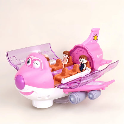 Children's toys: Electric airplane toys/car airplane models/Lights and music - boys' and girls' transportation toys, Christmas