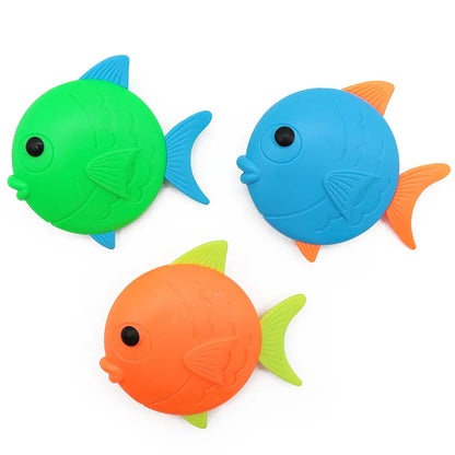 Swimming Diving Toys Children's Fish Dolphin Buoy Pool Treasure Hunt Diving Water Diamond Kids Water Game Toys Set Reusable Gift