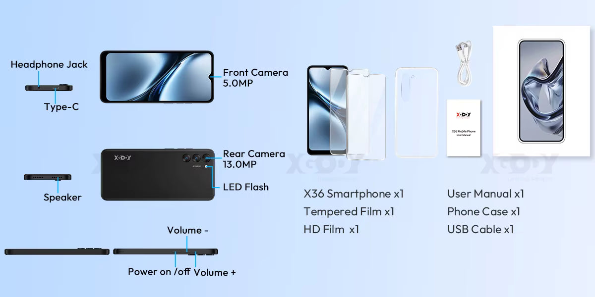 XGODY X36 Smartphone Android