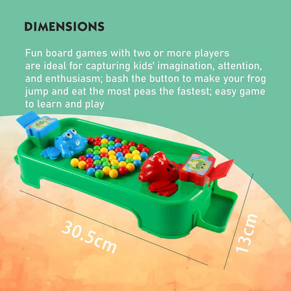 Toys Parent-child interaction Athletics Tabletop Games Strategy Game For Children Family Gathering Toys Frog Eat Bean Game