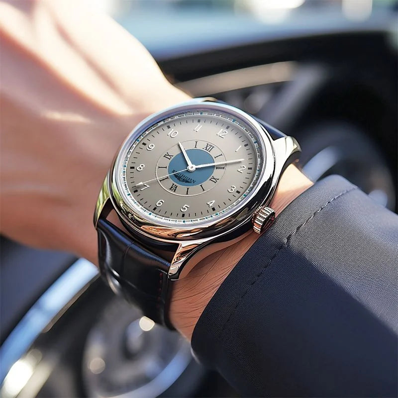 Top Brand Man Wristwatch Luxury Business Waterproof Men Watch For Men Quartz Clock Leather Men's Watches reloj Handsome New