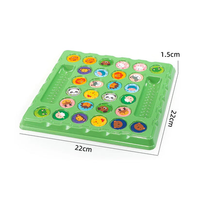 Toys Can Be Played with by Both Boys and Girls, Flip-Flop Chess Toy, Matching Pairs, Two-Player Battle, Animal Memory Explosion Interactive Game, Suitable for Christmas, Spring Festival, New Year's Day, Birthdays, Suitable fo