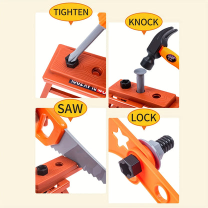 Repair Tools, Children'S Toys, Boy Assembly, Twist Drill, Screw Set, Puzzle And Hands-On Disassembly And Assembly