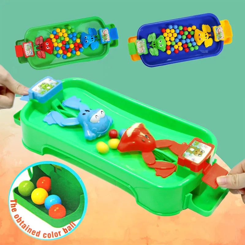 Toys Parent-child interaction Athletics Tabletop Games Strategy Game For Children Family Gathering Toys Frog Eat Bean Game