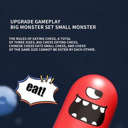 Tic Tac Toe Big Eat Small CartoonThinking Training Board Game Parent-Child Interactive Educational Toys For Kids Christmas Gifts