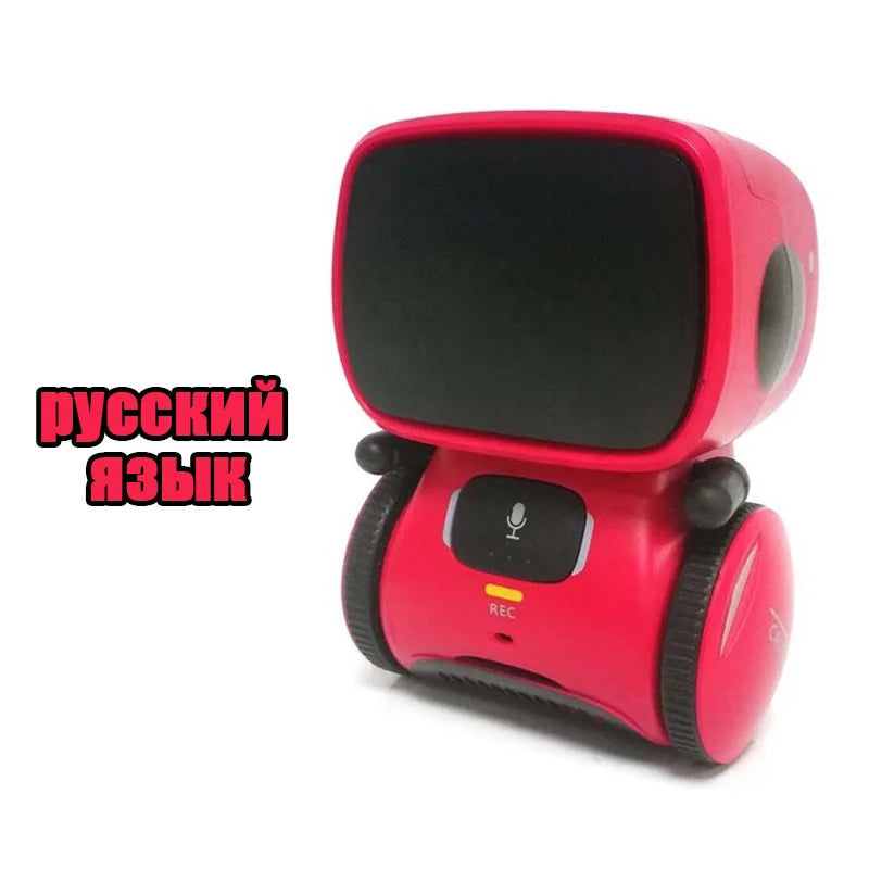 Toy Robot Intelligent Robots Russian & English & Spanish Version Voice & Touch control Toys Interactive Educational RC Robot