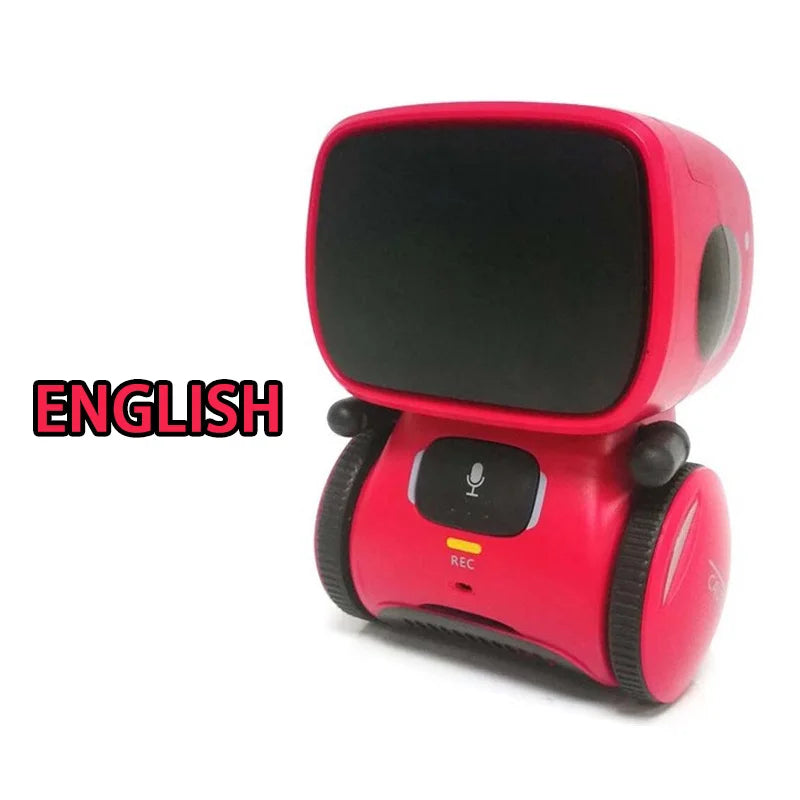Toy Robot Intelligent Robots Russian & English & Spanish Version Voice & Touch control Toys Interactive Educational RC Robot