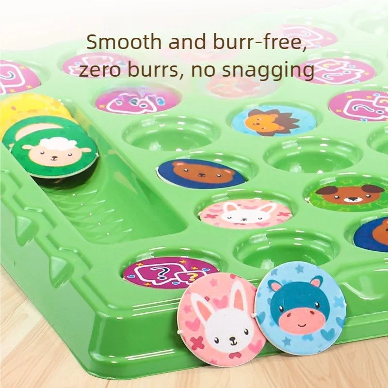 Toys Can Be Played with by Both Boys and Girls, Flip-Flop Chess Toy, Matching Pairs, Two-Player Battle, Animal Memory Explosion Interactive Game, Suitable for Christmas, Spring Festival, New Year's Day, Birthdays, Suitable fo