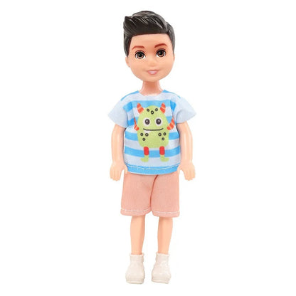 Fashion Wear Kids Toys Doll Clothes Mini Dress Dad Mom Baby Family Outfit Accessories For Dolls DIY Birthday Gift