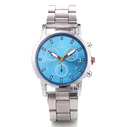 Men Watches Fashion Geneva Watches Stainless Steel Quartz Wristwatches Men Sports Watches Mens Watches Relogio Masculino Reloj