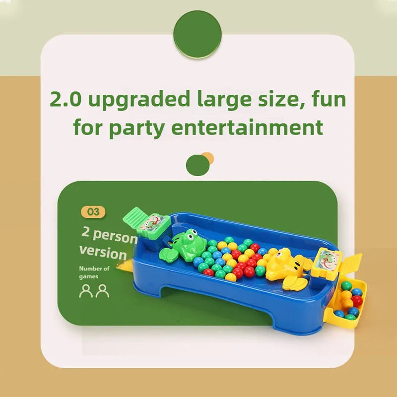 Toys Parent-child interaction Athletics Tabletop Games Strategy Game For Children Family Gathering Toys Frog Eat Bean Game