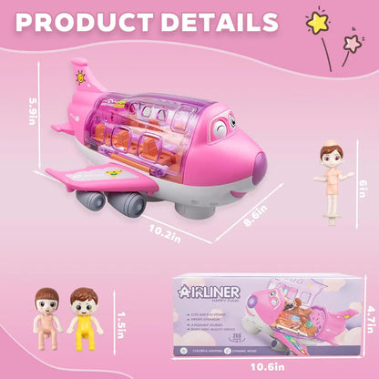 Children's toys: Electric airplane toys/car airplane models/Lights and music - boys' and girls' transportation toys, Christmas