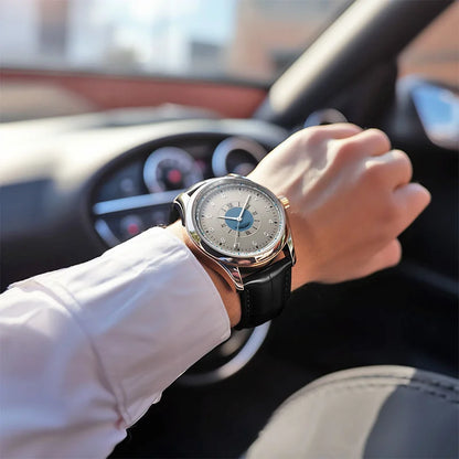 Top Brand Man Wristwatch Luxury Business Waterproof Men Watch For Men Quartz Clock Leather Men's Watches reloj Handsome New