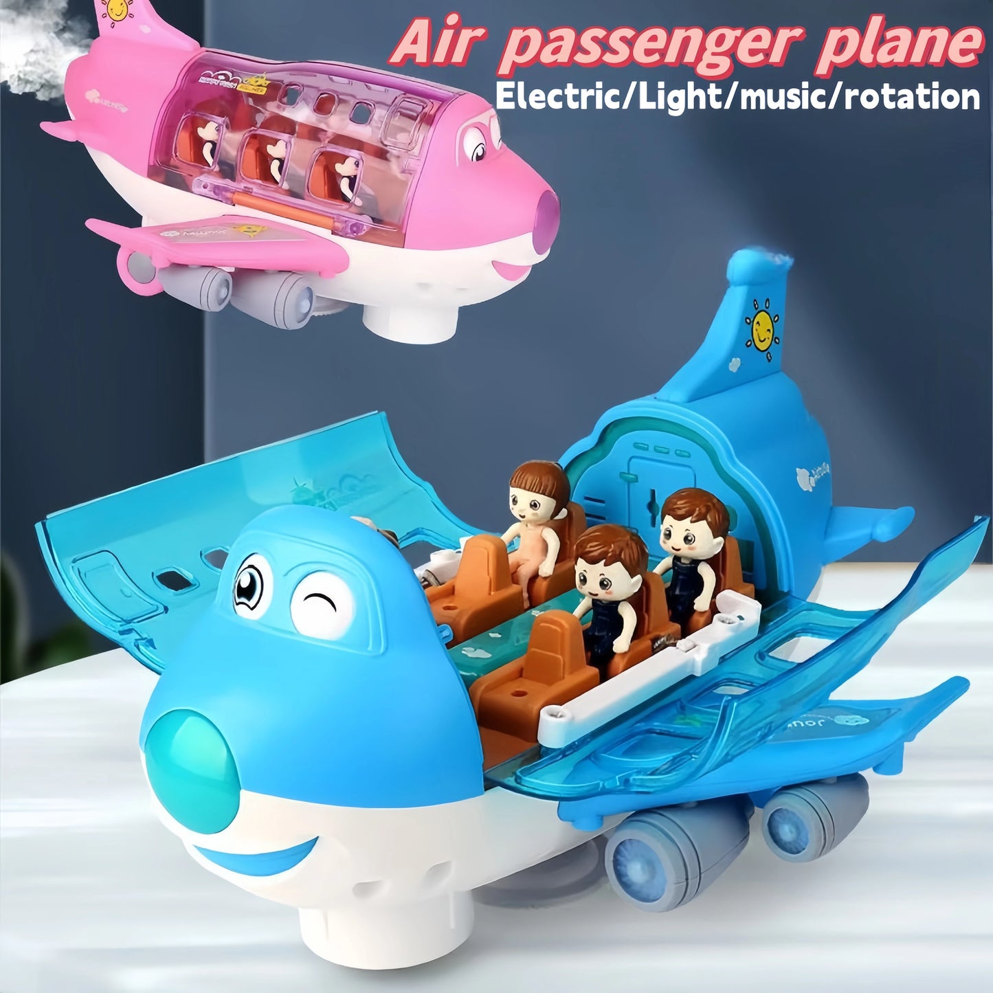 Children's toys: Electric airplane toys/car airplane models/Lights and music - boys' and girls' transportation toys, Christmas