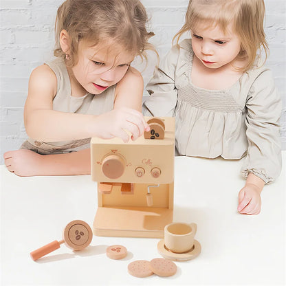 Wooden Educational Toys Baby Wooden Stacked Toy Baby Characters Pretend To Play Toy Baby Room Decoration Kid Building Block Game