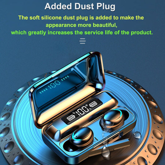 Wireless Bluetooth Earphones Earbuds TWS 8D Stereo Waterproof