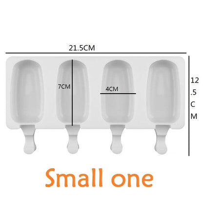 Ice Cream Tray Popsicle Stick - Allforhome 8/4/1 Hole Silicone
