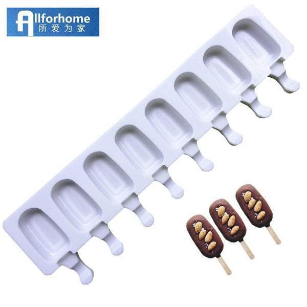 Ice Cream Tray Popsicle Stick - Allforhome 8/4/1 Hole Silicone