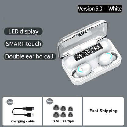 Wireless Bluetooth Earphones Earbuds TWS 8D Stereo Waterproof