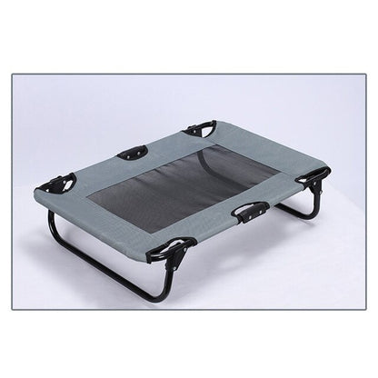Elevated Dog Bed With Mesh Summer Cool Breathable Pet House Portable Detachable Cat Cot Puppy Sleep Camping Kennel
