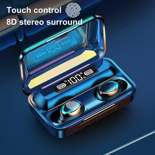 Wireless Bluetooth Earphones Earbuds TWS 8D Stereo Waterproof