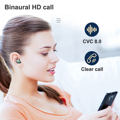 Wireless Bluetooth Earphones Earbuds TWS 8D Stereo Waterproof