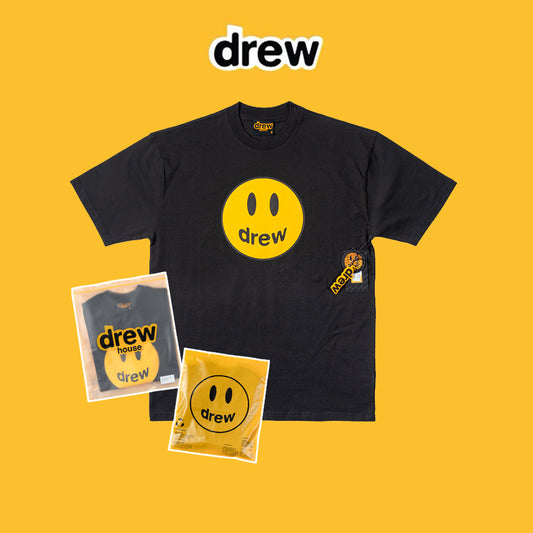 Drew House Mascot Smiley Loose Cotton Short Sleeve T Shirt